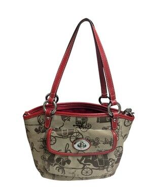 Coach Leah Small Crossbody Convertible Shoulder Handbag Satchel Y2K